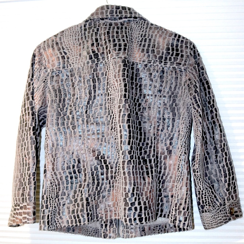 Ruby Rd. animal print jacket - Picture 2 of 12